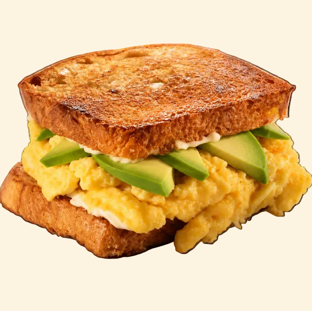 Sándwich huevo c/ aguacate